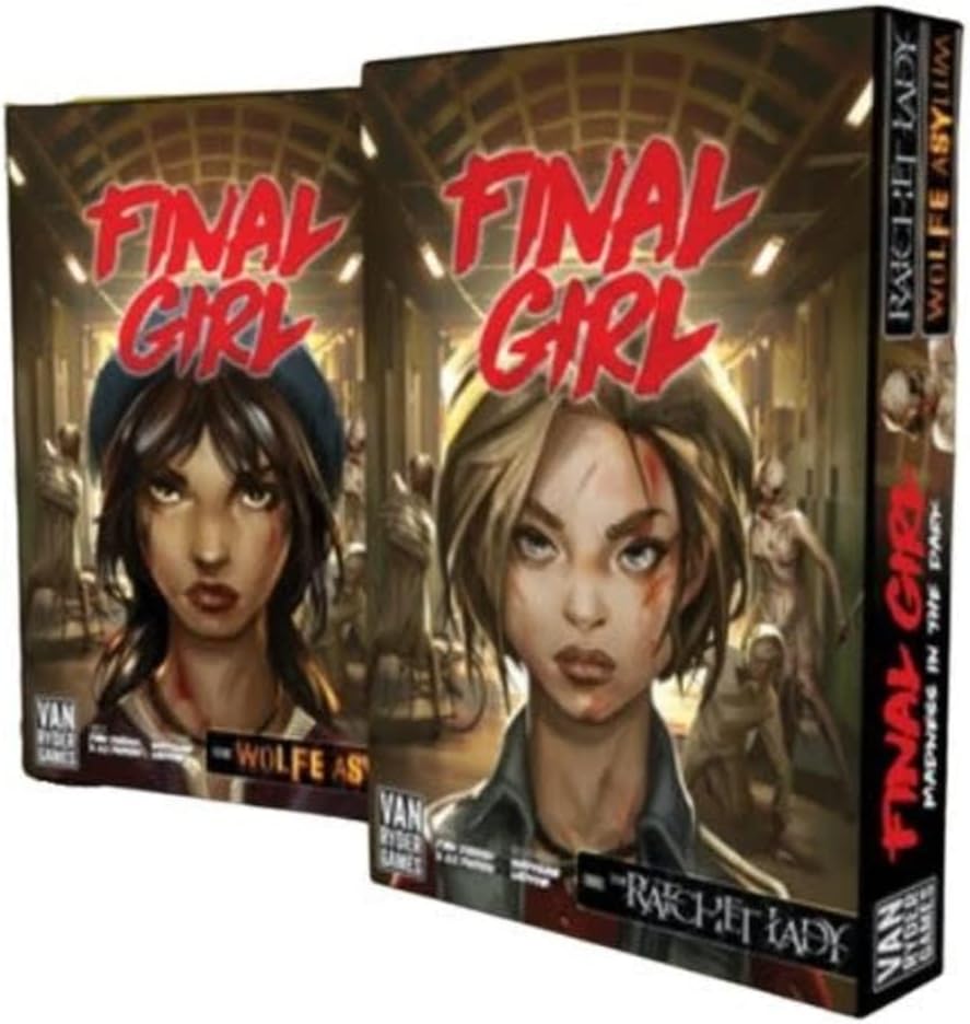 Final Girl: Wave 2: Madness in The Dark – Board Game by Van Ryder Games – Core Box Required to Play - 1 Player – Board Games for Solo Play – 20-60 Minutes of Gameplay – Teens and Adults Ages 14+