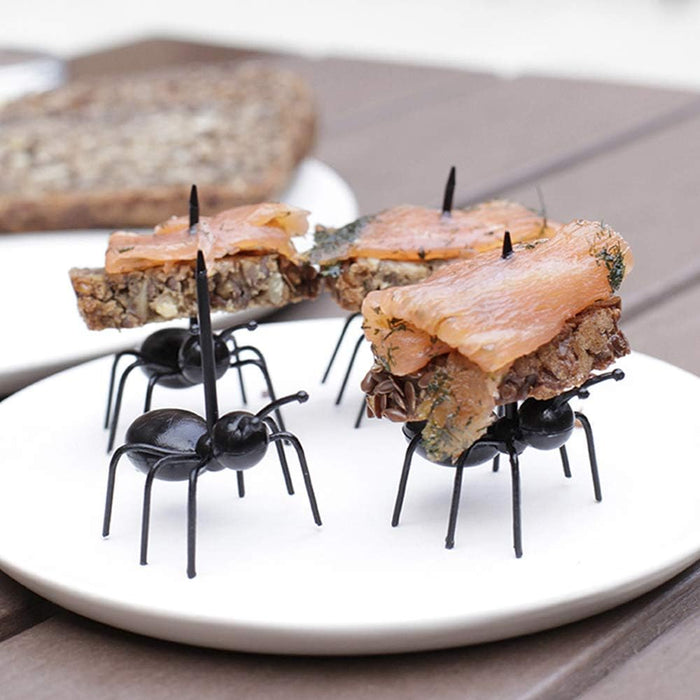 Kikkerland CU125 Worker And Party Picks Piekser 20er Pack, Schwarz