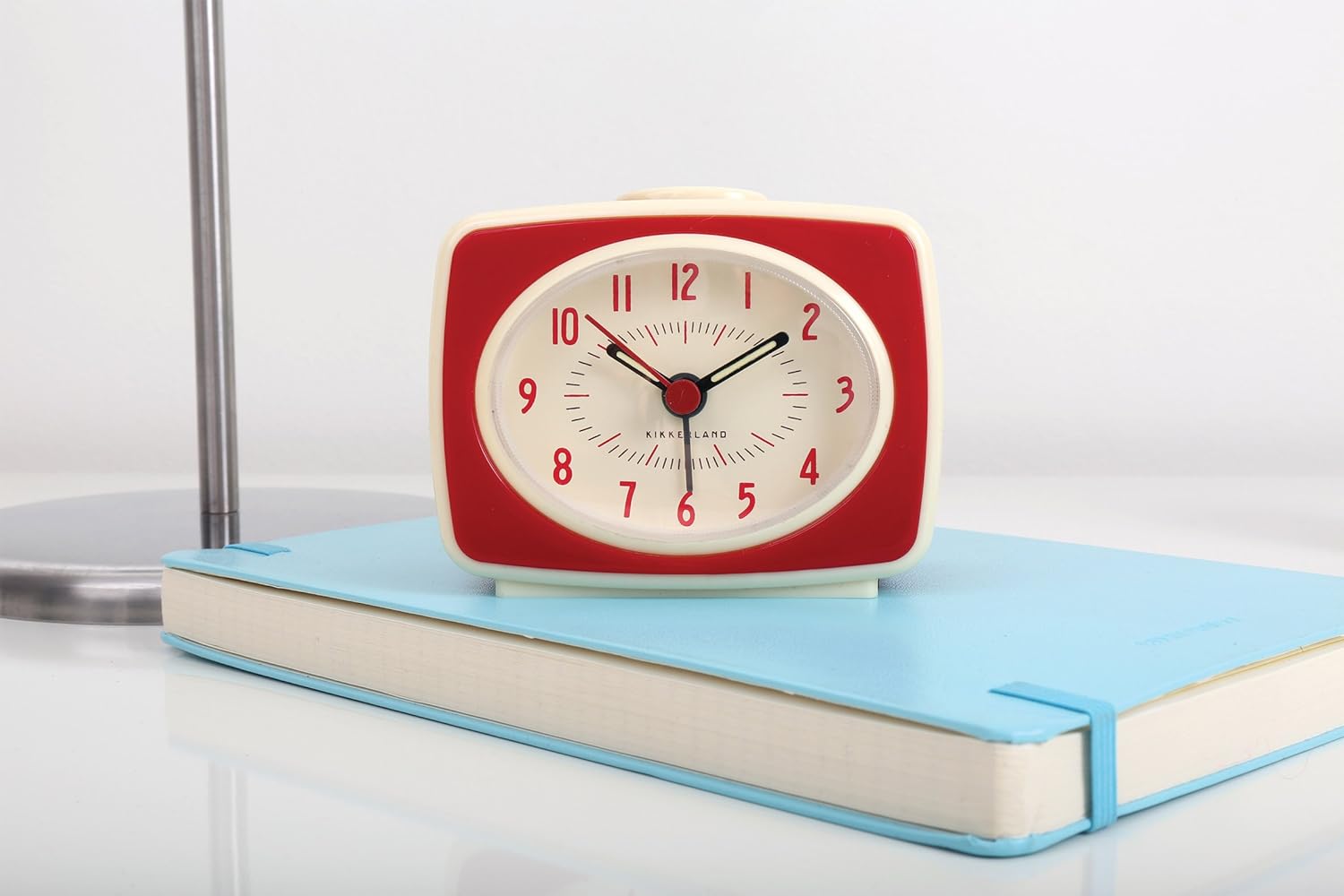Kikkerland Small Classic Alarm Clock Red (AC14-RD-EU