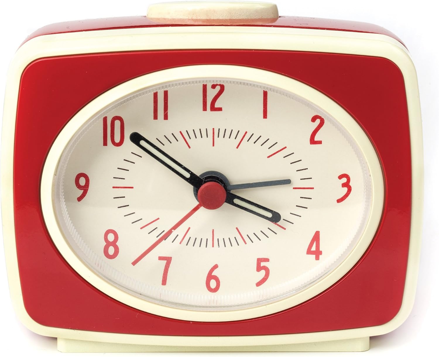 Kikkerland Small Classic Alarm Clock Red (AC14-RD-EU