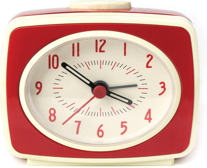 Kikkerland Small Classic Alarm Clock Red (AC14-RD-EU