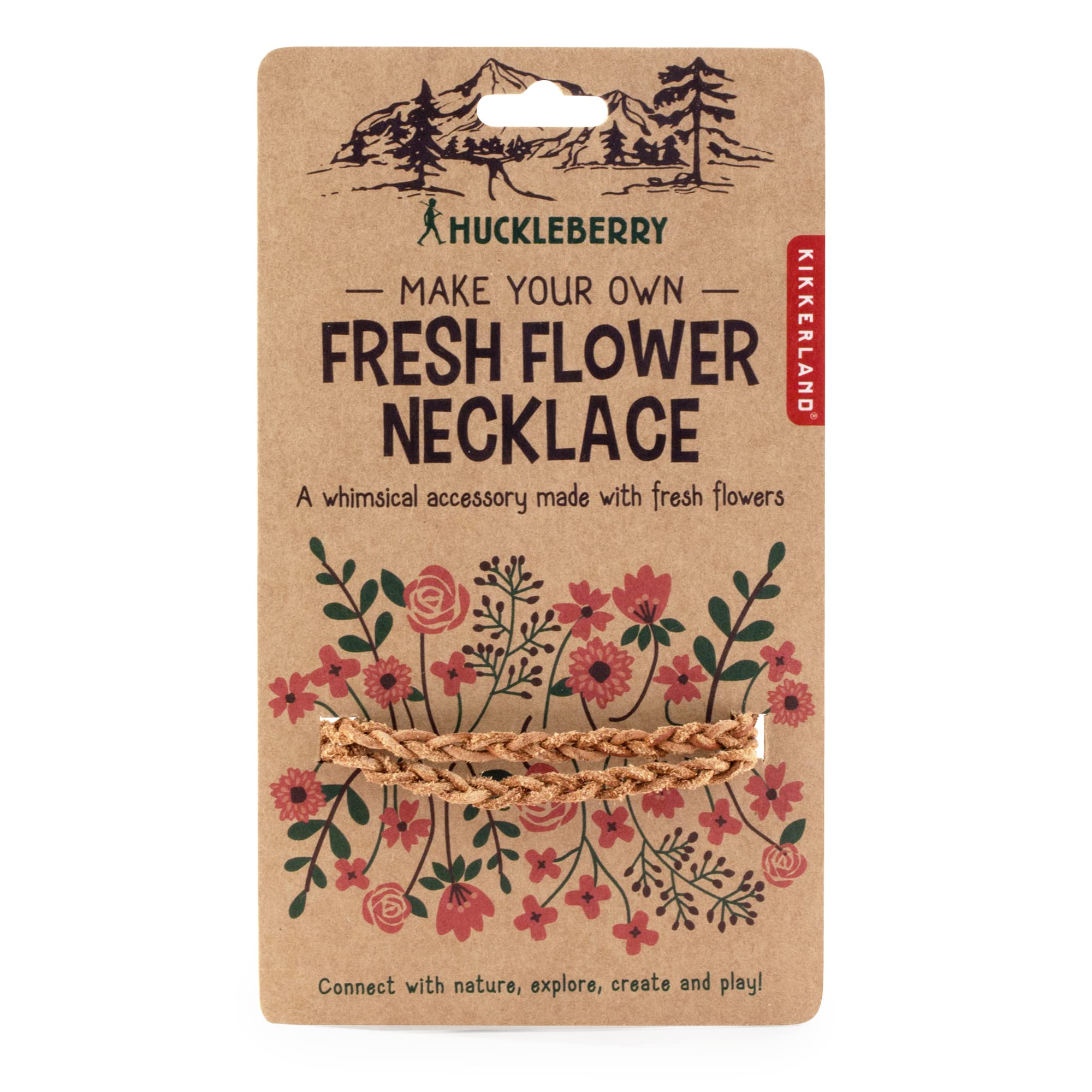 Huckleberry Make Your Own Fresh Flower Necklace Kikkerland (HB01