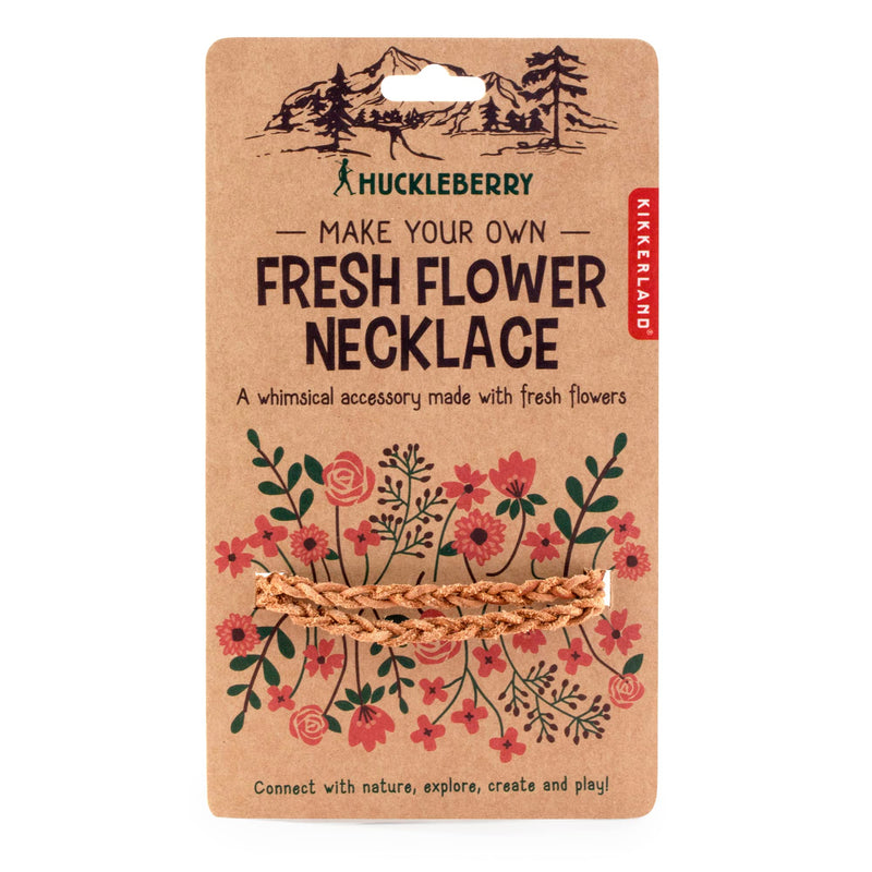 Huckleberry Make Your Own Fresh Flower Necklace Kikkerland (HB01