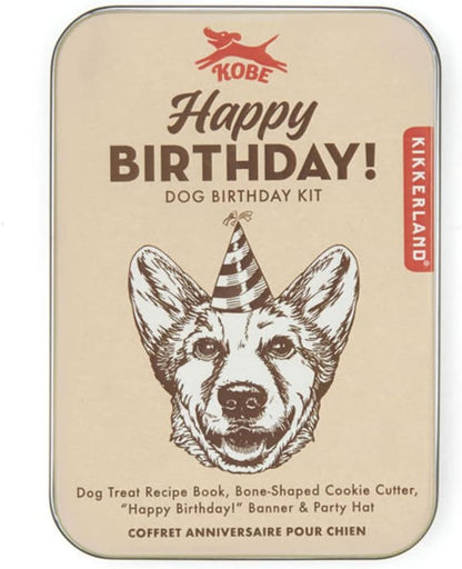 KIKKERLAND Happy Birthday! Dog Birthday Kit