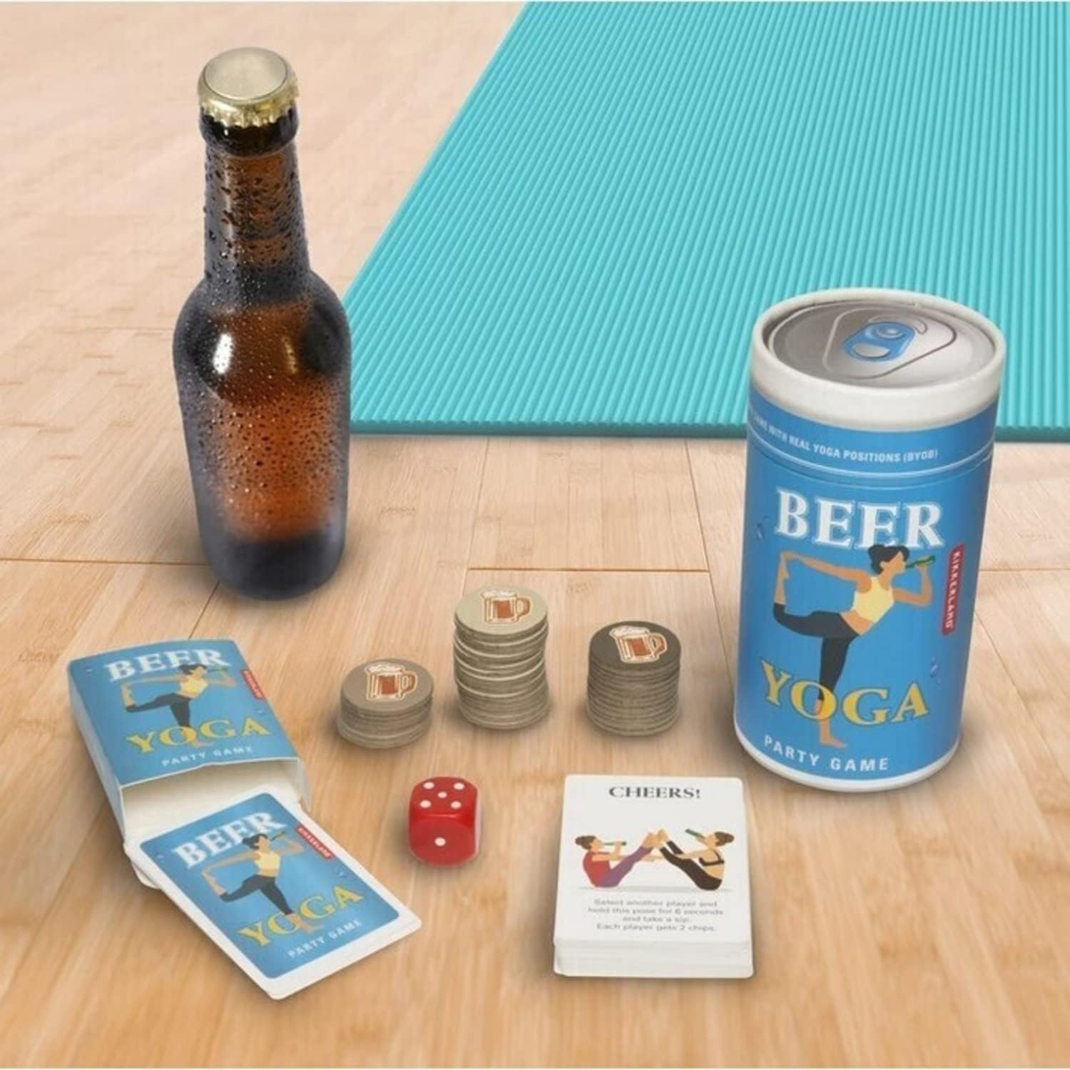 KIKKERLAND Beer Yoga Game