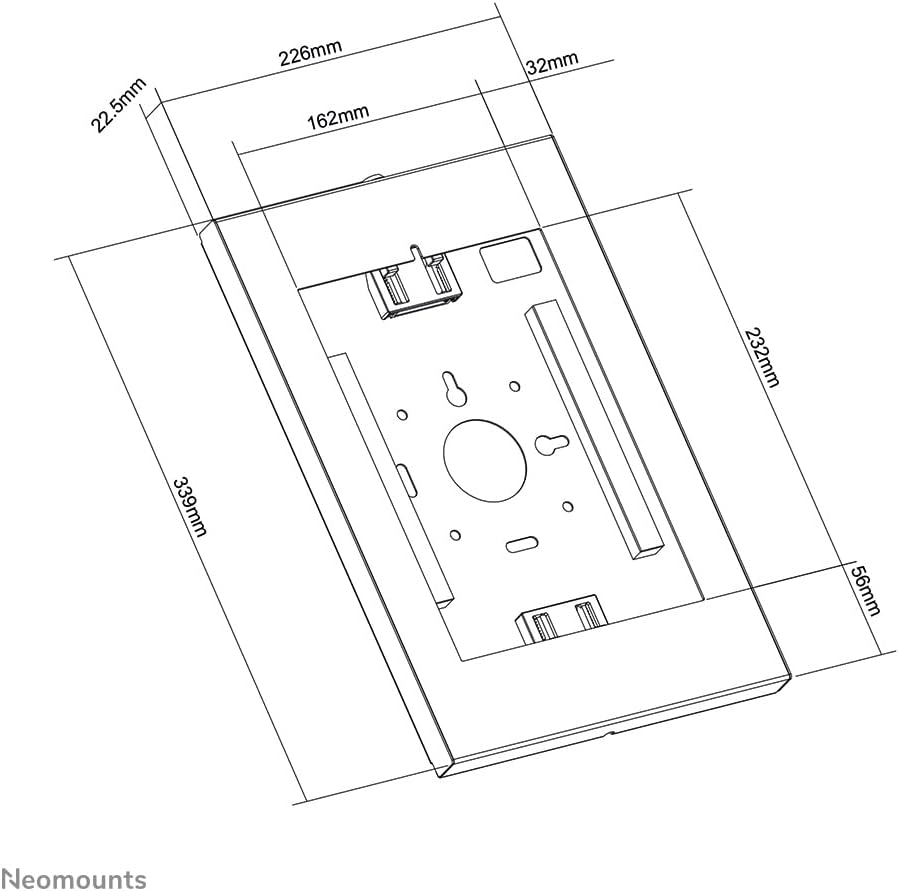 Neomounts By Newstar - Mounting Kit (Wall Mount, 6 Panels) - For Tablet - Lockable - White - Screen Size: 9.7``, 10.1``, 1