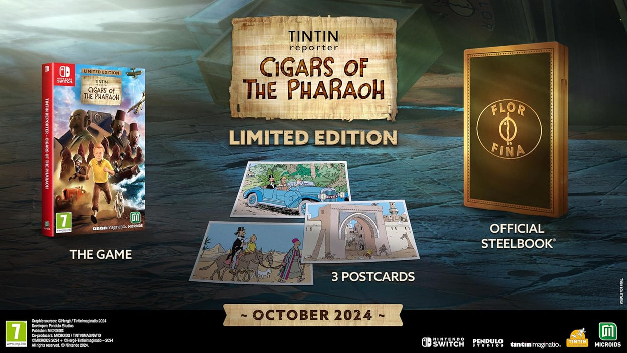 Tintin Reporter: Cigars of The Pharaoh - Limited Edition (Nintendo Switch