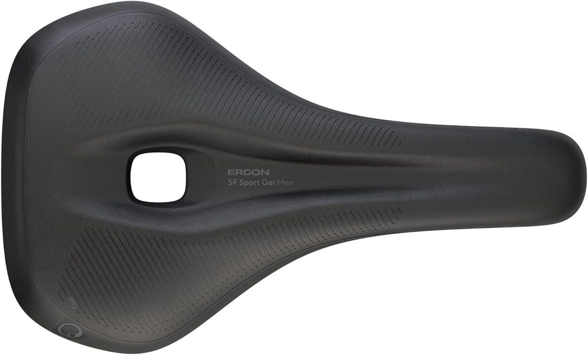 Ergon SF Sport Gel Fitness/Commuting E-Bike Bicycle Saddle Black