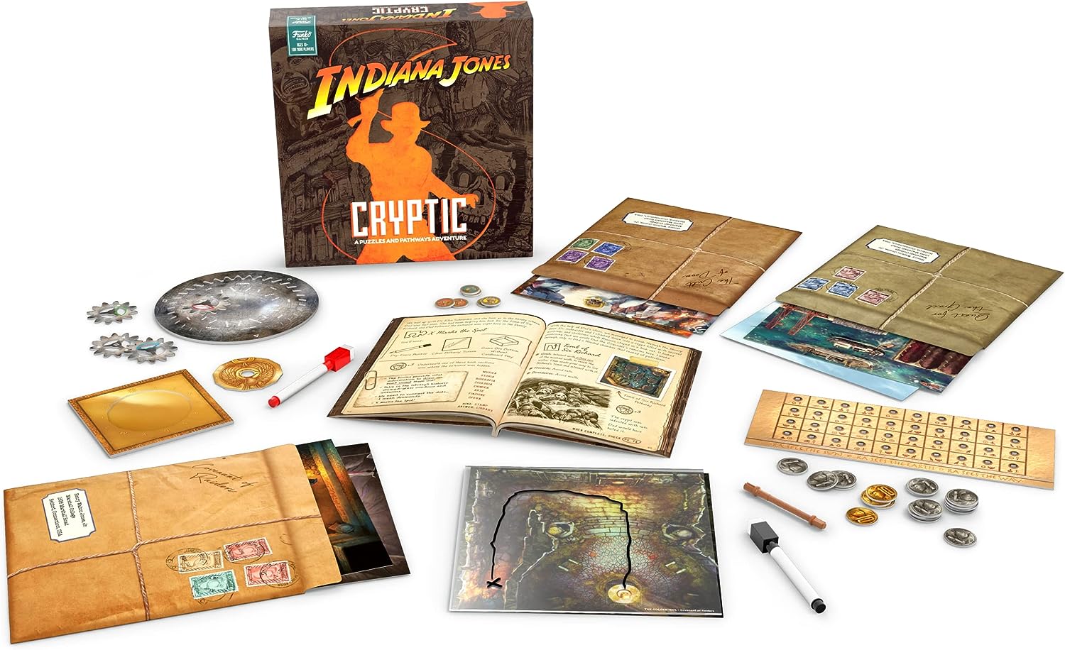 FUNKO GAMES Indiana Jones Cryptic Board Game