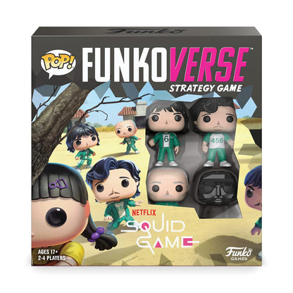 Funko Games Funko - Funkoverse: Squid Game 4-pack - Light Strategy Board Game for Children & Adults (Ages 10+) - 2-4 Players - Collectable Vinyl Figure - Gift Idea