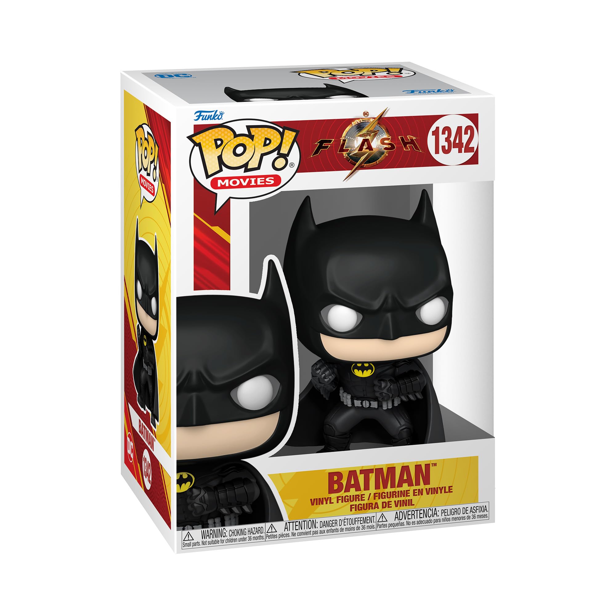 Funko POP! Movies: DC - the Flash - Batman - (Keaton) - DC Comics - Collectable Vinyl Figure - Gift Idea - Official Merchandise - Toys for Kids & Adults - Comic Books Fans