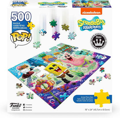 Pop! Puzzles SpongeBob SquarePants - 500 pieces - 45.7cm x 61 cm - English