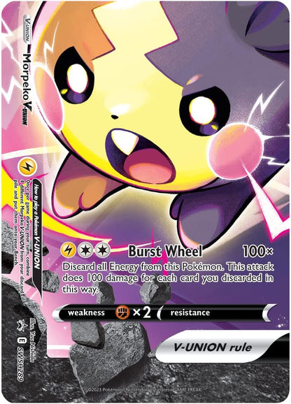 Pokémon TCG: Crown Zenith Premium Playmat Collection - Morpeko V-UNION (4 Promo Cards, 1 Oversize Card & 5 Booster Packs)