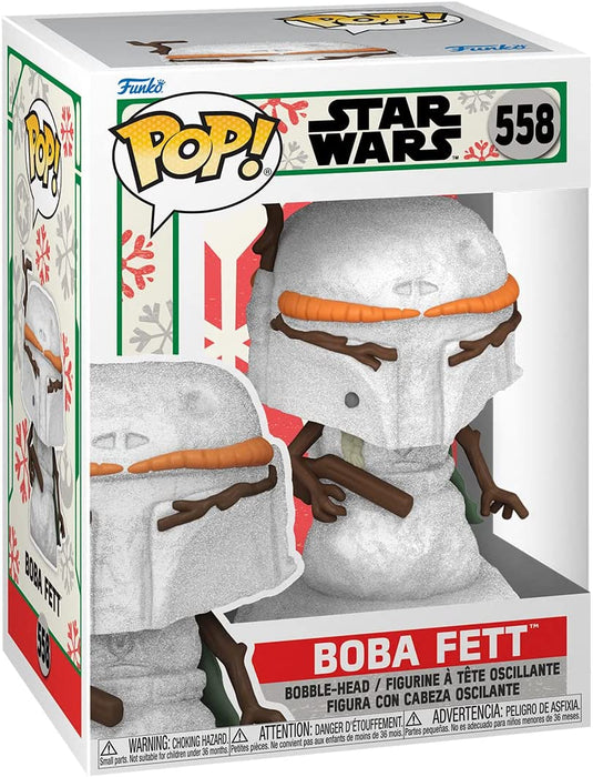 Funko POP! Star Wars: Holiday - Boba Fett - Snowman - Collectable Vinyl Figure - Gift Idea - Official Merchandise - Toys for Kids & Adults - Movies Fans - Model Figure for Collectors and Display