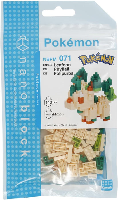 nanoblock - Leafeon , Pokémon Series Building Kit