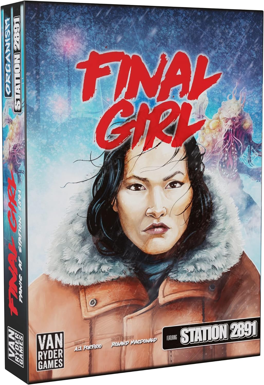 Van Ryder Games Final Girl: Wave 2: Panic at Station 2891 – Board Game Core Box Required to Play - 1 Player – Board Games for Solo Play – 20-60 Minutes of Gameplay – Teens and Adults Ages 14+