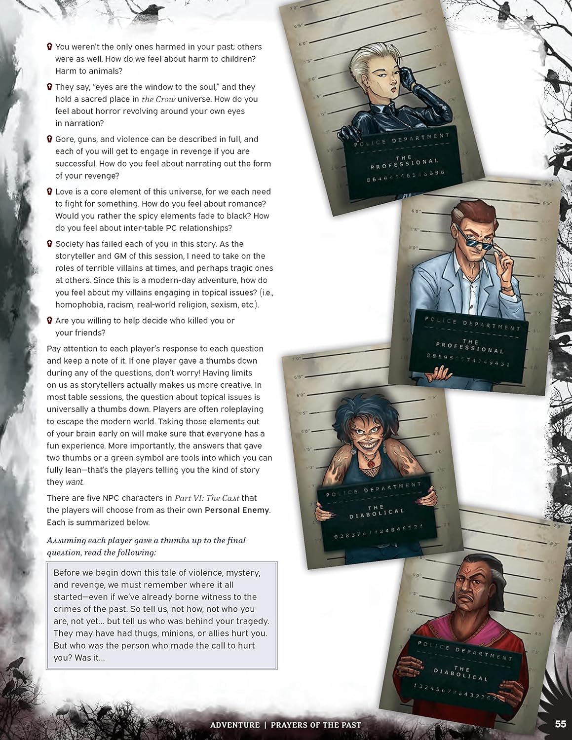 Cinematic Adventure: The Crow-Expansion RPG Book,for Use with The Everyday Heroes Core Rulebook,d20,5e Compatible,100+ Page Softcover Book,Officially Licensed RPG,Evil Genius Games