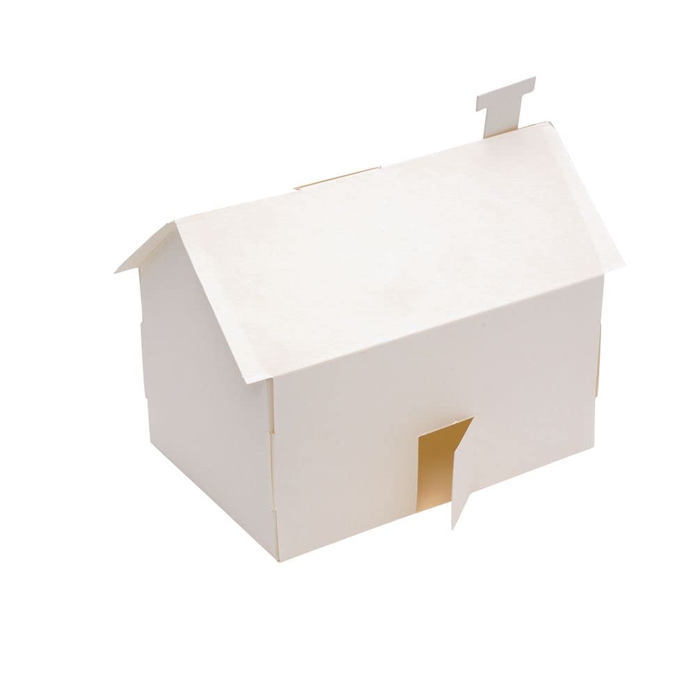 3-D Paper Houses Set of 20, Craft Paper House, Make from Folding, Set of 20, No Need for Glue or Tools, Create Paper Houses, Craft Paper Houses, Fun Craft for Kids