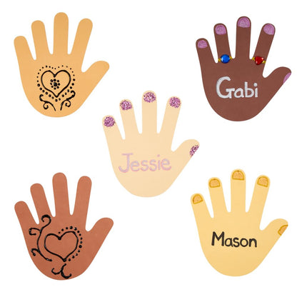 Colorations Colors Like Me Hand Shapes – Set of 24