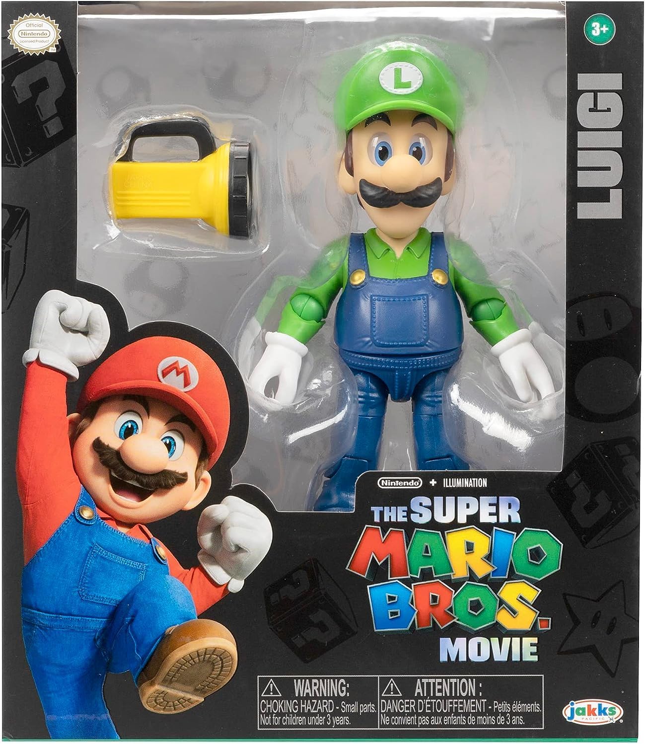 Nintendo 5”/ 12.5cm Luigi Action Figure with Flashlight Accessory