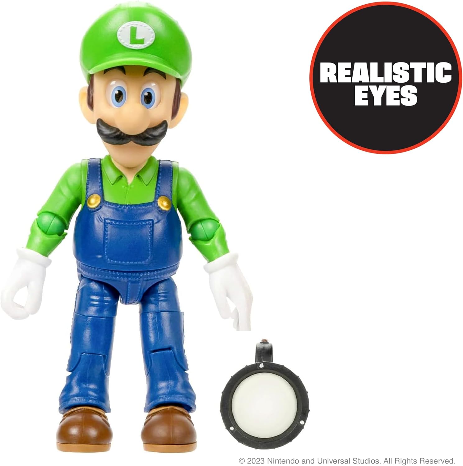 Nintendo 5”/ 12.5cm Luigi Action Figure with Flashlight Accessory