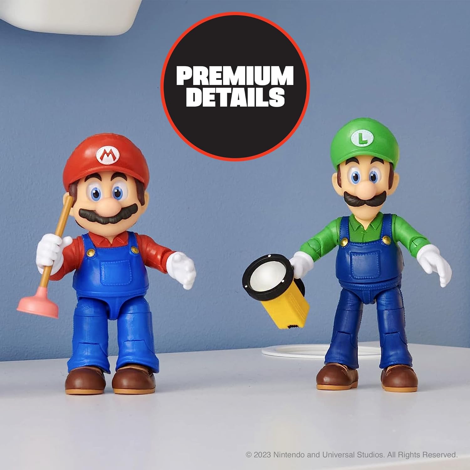 Nintendo 5”/ 12.5cm Luigi Action Figure with Flashlight Accessory