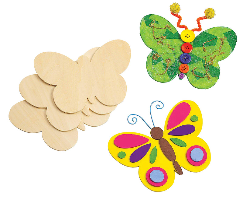 divers - Colorations - Versier je Eigen Houten Vlinders Set van 12