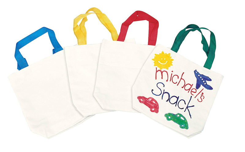 divers - Colorations - Mini Canvas Tote Bags Set van 24