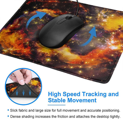 Mouse Pad Creative Mouse Pad Non-Slip Rubber Base Mouse Pads for Computers Laptop Office Desk Accessories Star Galaxy Nebula Mouse Pad