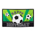 Boland Bol62502 Happy Birthday Foot Party Banner 90 X 150 cm
