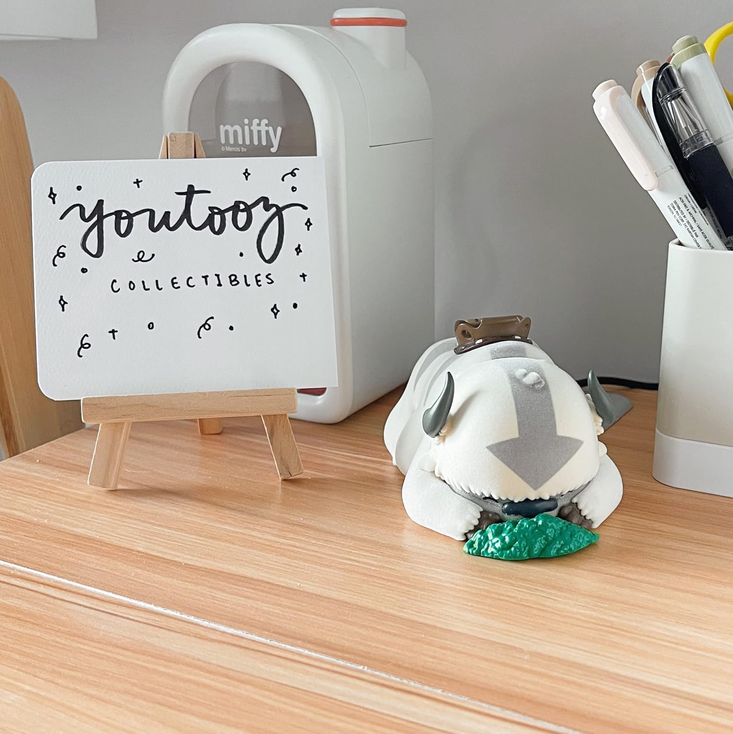 You Tooz Appa Hiding Flocked Vinyl Figure, Collectible Avatar The Last Airbender Appa Hiding Vinyl with Custom Art Packaging