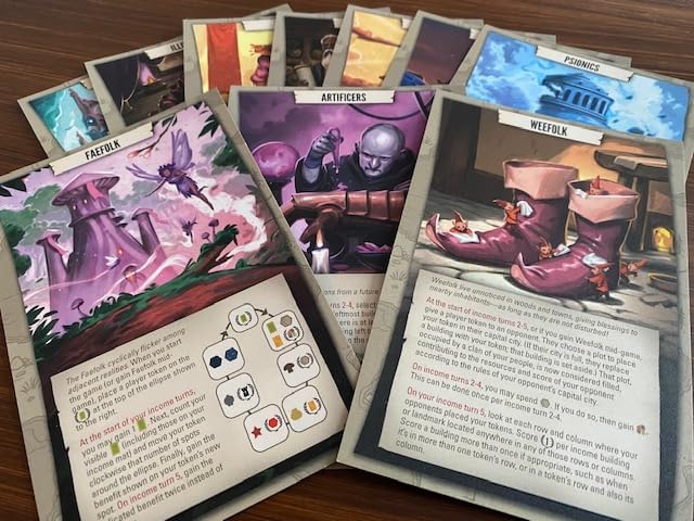 Stonemaier Games Tapestry: Fantasies & Futures - Expansion, Strategy Building Game, Ages 14+, 1-5 Players, 90-120 MIn