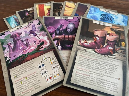 Stonemaier Games Tapestry: Fantasies & Futures - Expansion, Strategy Building Game, Ages 14+, 1-5 Players, 90-120 MIn
