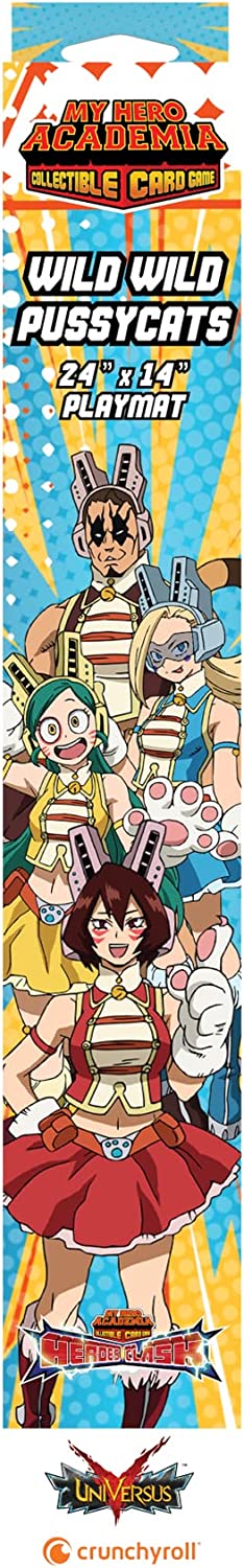 Jasco Games | My Hero Academia CCG: Wild Wild Pussycats Play Mat | Accessorio