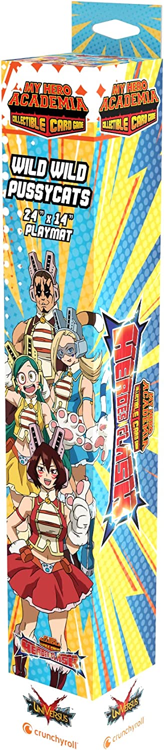 Jasco Games | My Hero Academia CCG: Wild Wild Pussycats Play Mat | Accessorio