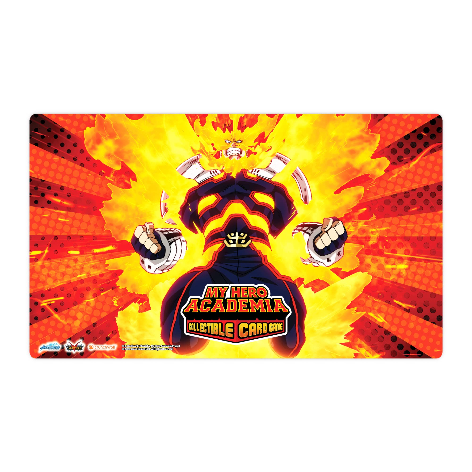 My Hero Academia Collectible Card Game Series 3 Eraser Head PLAYMAT | 18" by 24" Rubber Game Mat | Ages 14+ | 20-30 Minutes | Made by Jasco Games
