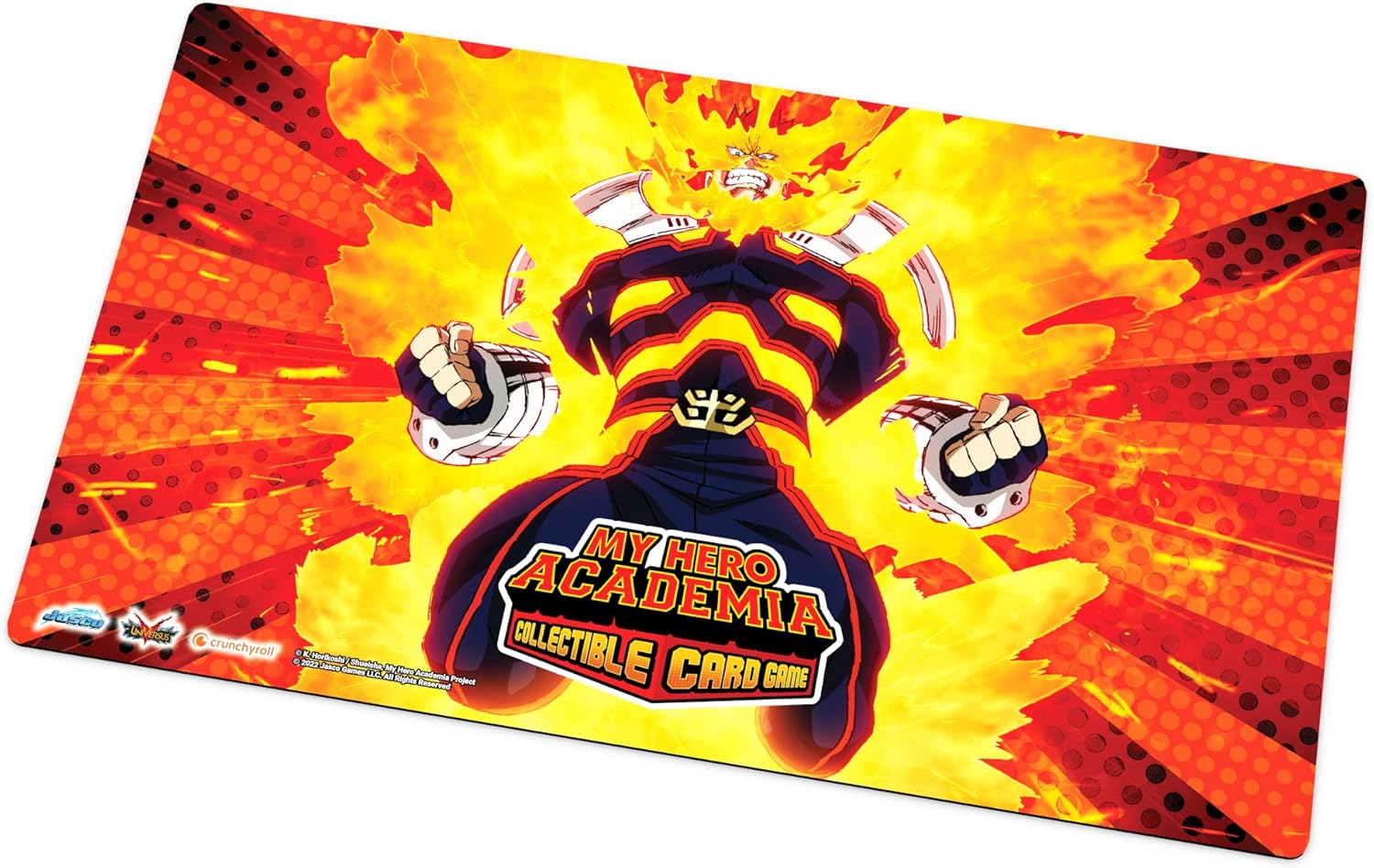 My Hero Academia Collectible Card Game Series 3 Eraser Head PLAYMAT | 18" by 24" Rubber Game Mat | Ages 14+ | 20-30 Minutes | Made by Jasco Games