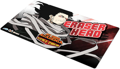 My Hero Academia Collectible Card Game Series 3 Eraser Head PLAYMAT | 18" by 24" Rubber Game Mat | Ages 14+ | 20-30 Minutes | Made by Jasco Games