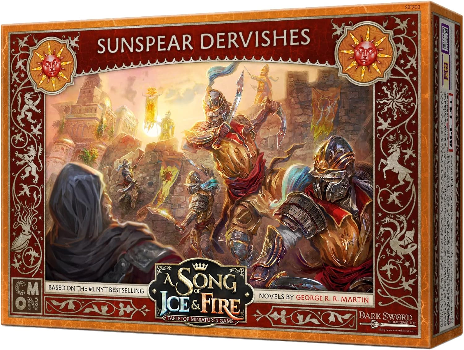 A Song of Ice and Fire Tabletop Miniatures Game Sunspear Dervishes Unit Box | Strategy Game for Teens and Adults | Ages 14+ | 2+ Players | Average Playtime 45-60 Minutes | Made by CMON