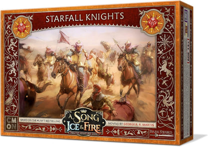CMON A Song of Ice and Fire Tabletop Miniatures Game Starfall Knights Unit Box - Elite Warriors of House Martell, Strategy Game for Adults, Ages 14+, 2+ Players, 45-60 Minute Playtime, Made by CMON