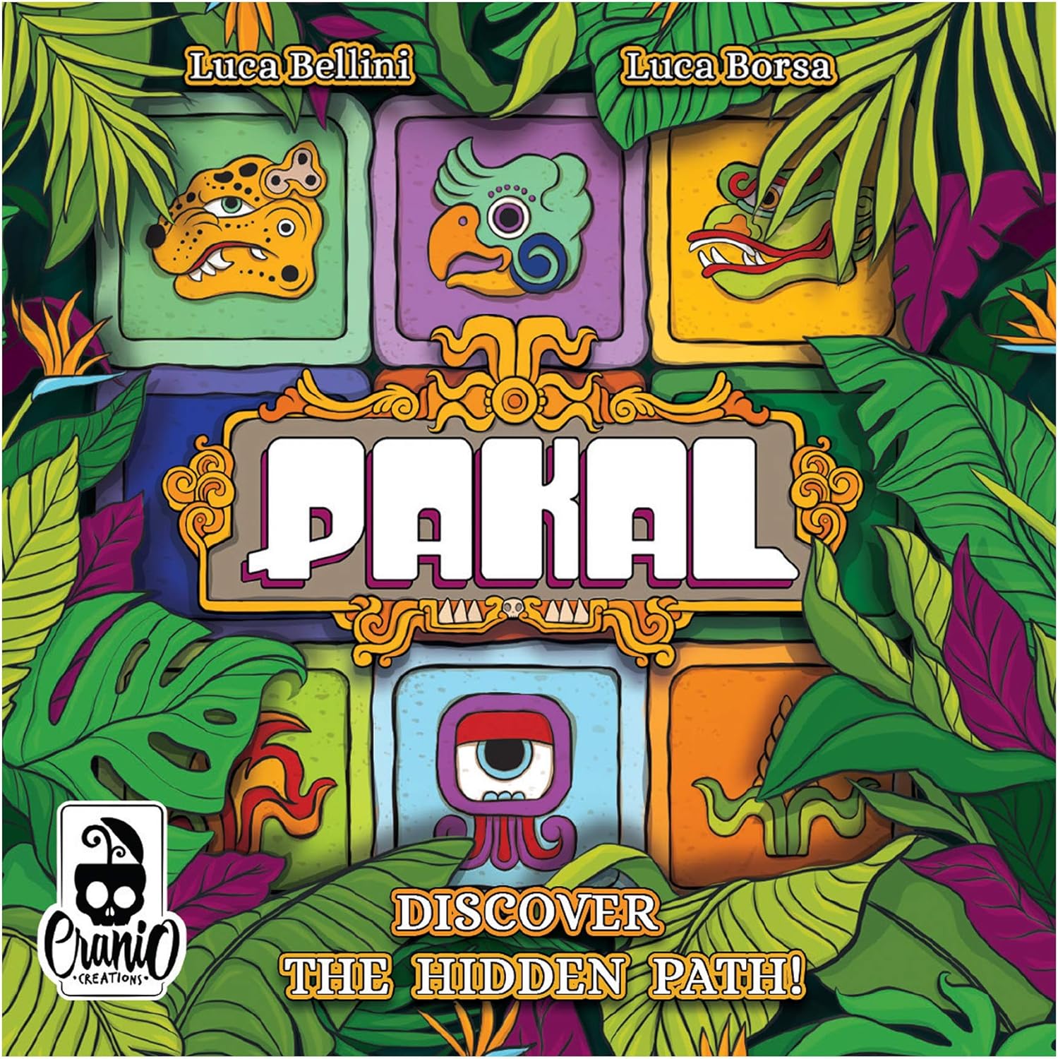 Pakal Board Game, Family Board Game, Board Game for Adults and Family, Adventure Board Game, Ages 8+, for 2 to 4 Players, Average Playtime 20 Minutes, Made by (CC259