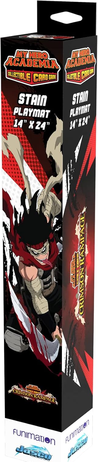 My Hero Academia CCG - Hero Killer: Stain- Playmat- Series 2: Crimson Rampage