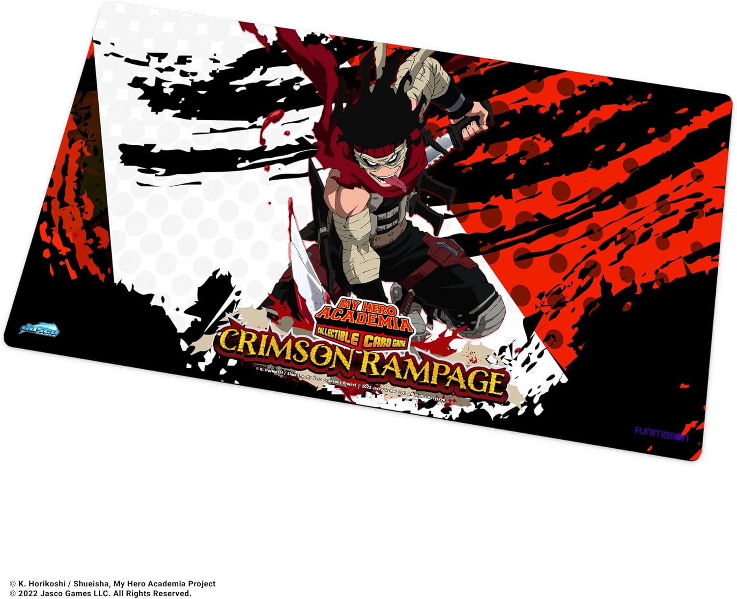 My Hero Academia CCG - Hero Killer: Stain- Playmat- Series 2: Crimson Rampage