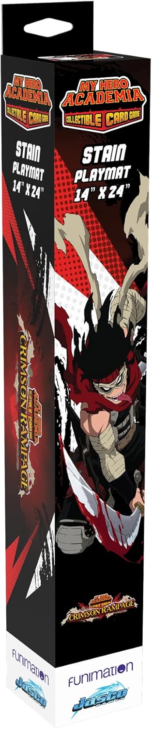 My Hero Academia CCG - Hero Killer: Stain- Playmat- Series 2: Crimson Rampage