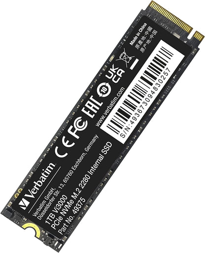 Verbatim Vi3000 PCIe NVMe M.2 SSD 1TB