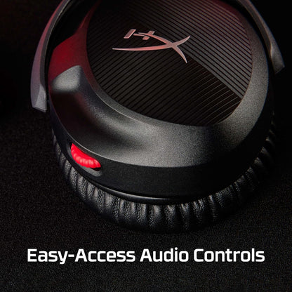 HYPERX 519T1AA Cloud Stinger 2 – Lightweight over-ear headset with mic, Swivel-to-mute function, 50mm drivers, PC Compatible