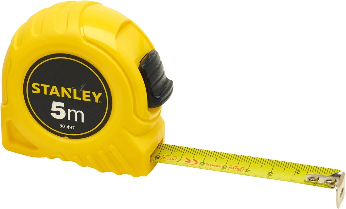 Stanley 1-30-497 Tape Measure, Yellow/Black, 5 m/19 mm