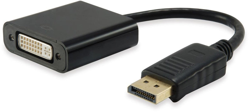 Digital data communication Equip DisplayPort to DVI-I-Dual-Link Adapter - Equip DisplayPort to DVI-I-Dual-Link Adapter, DisplayPort, DVI, 0.2 m, Black