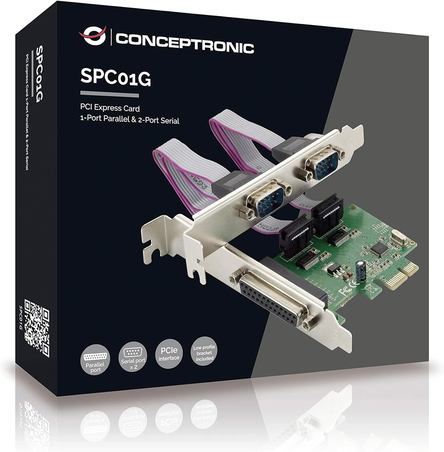 Conceptronic Parallel Port & Serial 2-Port PCI Express Card