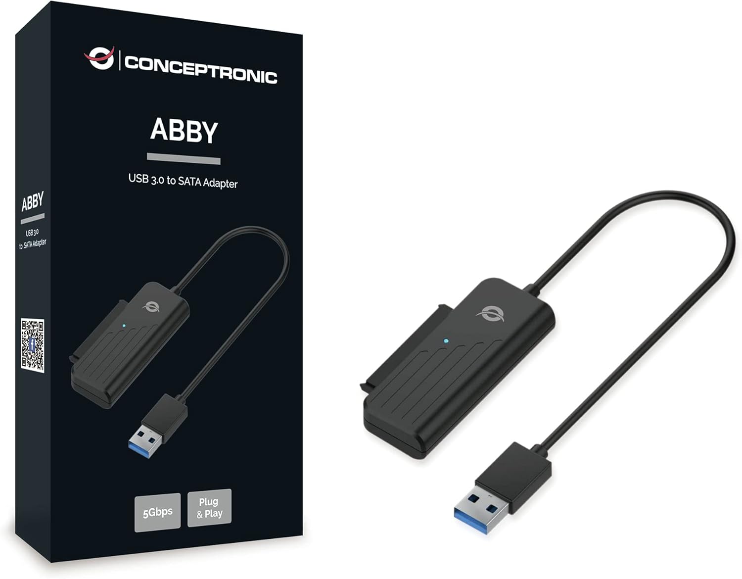Conceptronic USB 3.0 to 2.5 SATA Hard Disk Adapter/ABBY USB 3.0 to SATA Adapter